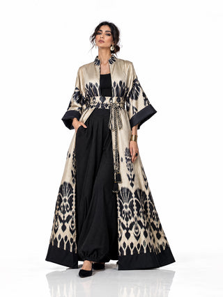 SILK IKAT MAXI KAFTAN / IK104