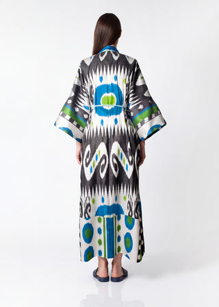 SILK IKAT KIMONO DUSTER IK92/IK91