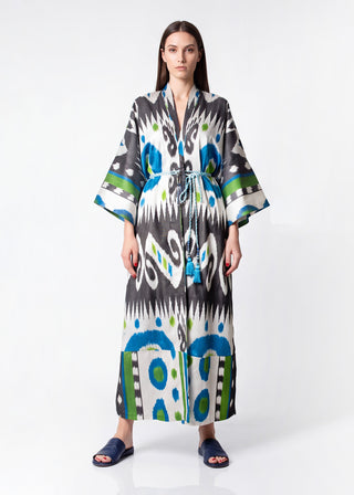 SILK IKAT KIMONO DUSTER IK92/IK91