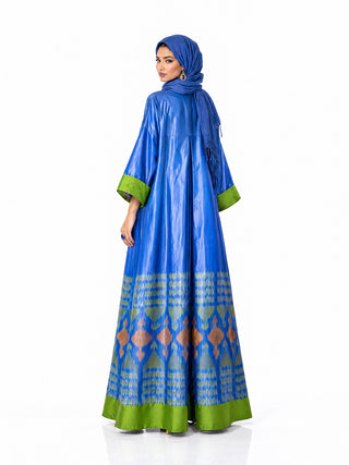 ONE OF A-KIND SILK IKAT MAXI KAFTAN / IK29