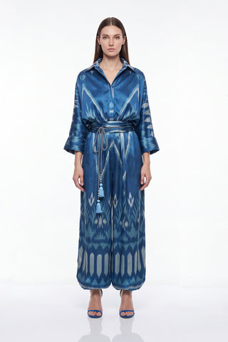 SILK IKAT JUMPSUIT IK107