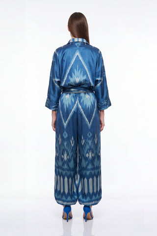 SILK IKAT JUMPSUIT IK107