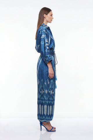 SILK IKAT JUMPSUIT IK107