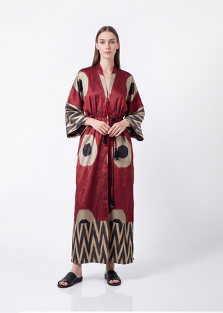 SILK IKAT KIMONO DUSTER IK100