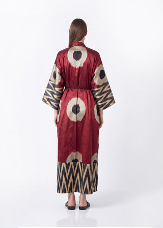 SILK IKAT KIMONO DUSTER IK100