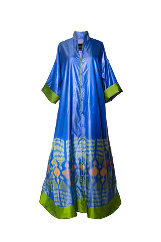 ONE OF A-KIND SILK IKAT MAXI KAFTAN / IK29