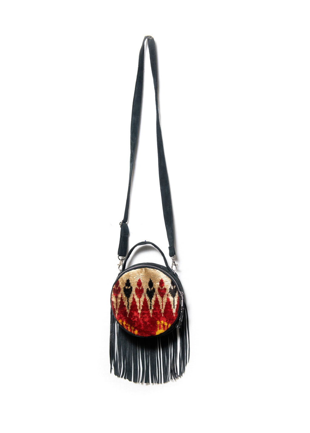 VELVET IKAT SHOULDER BAG
