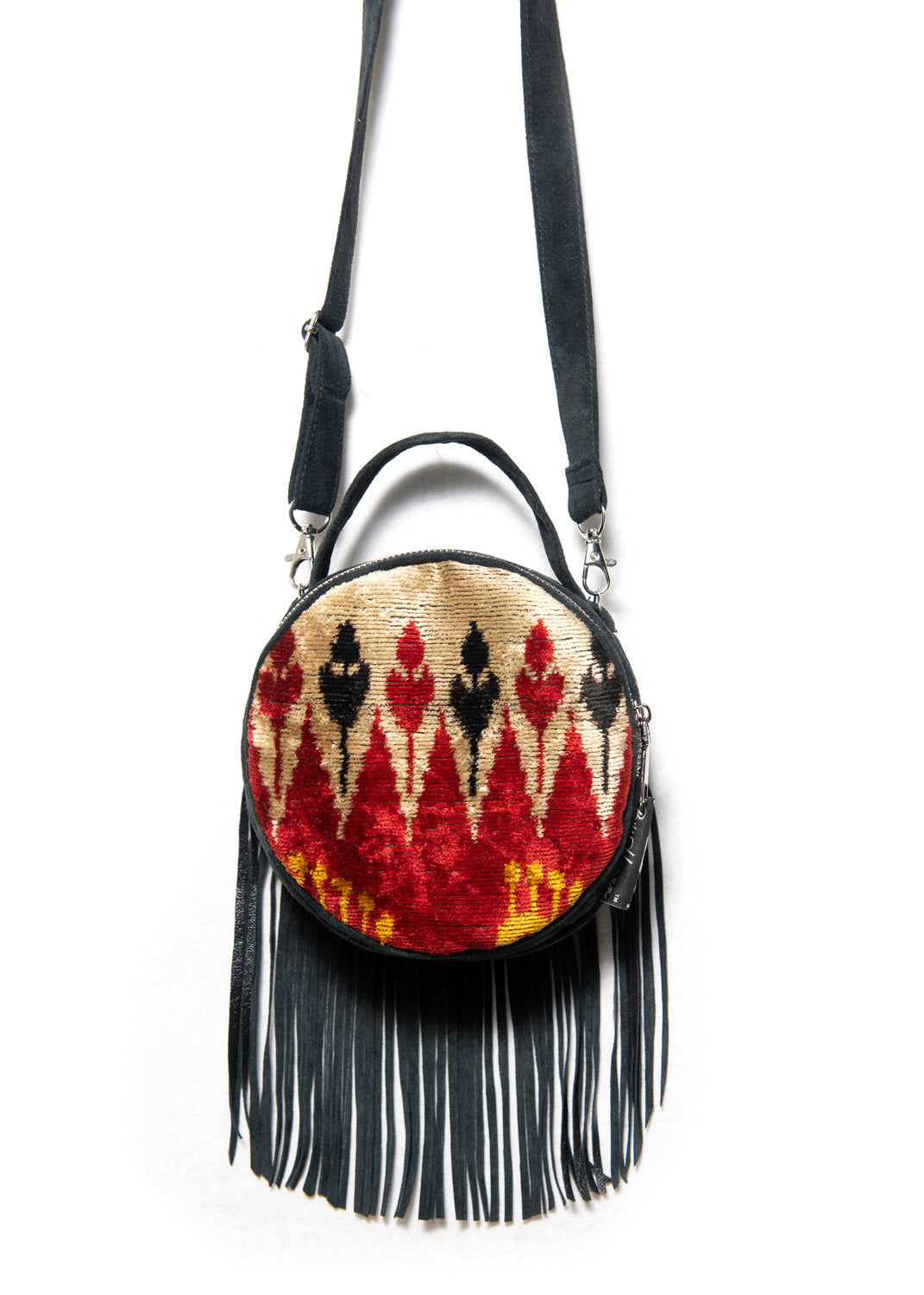 VELVET IKAT SHOULDER BAG