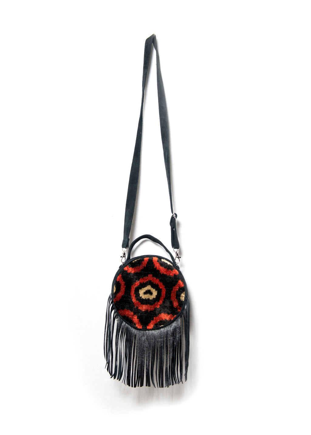 VELVET IKAT SHOULDER BAG