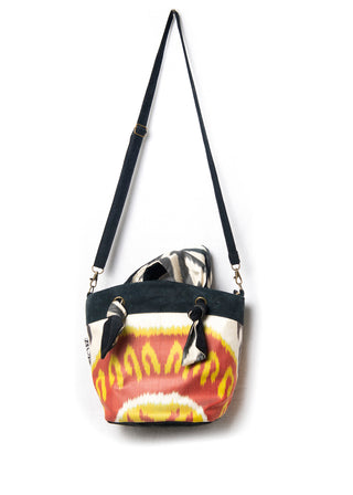HANDBAG WITH SUEDE