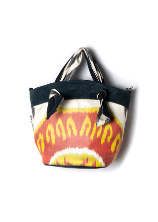 HANDBAG WITH SUEDE