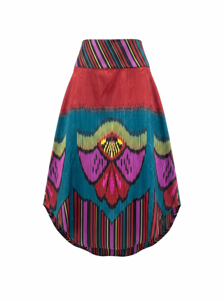 SILK IKAT SKIRT IK112