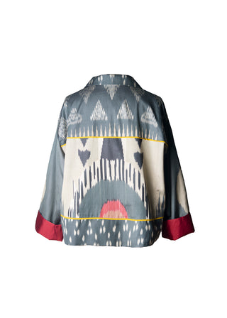 SHORT SILK IKAT JACKET IK103/85
