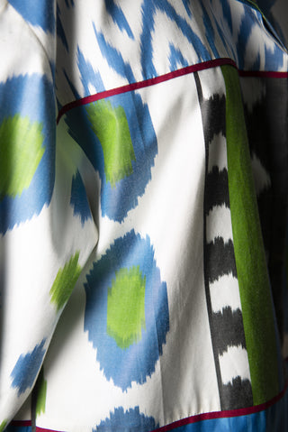 Short Silk Ikat Jacket IK91/IK87