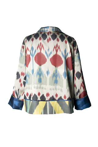 Short Silk Ikat Jacket IK82/IK94