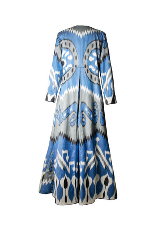 Silk Ikat Maxi Jacket IK111