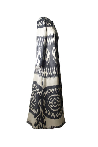 SILK IKAT MAXI JACKET IK74