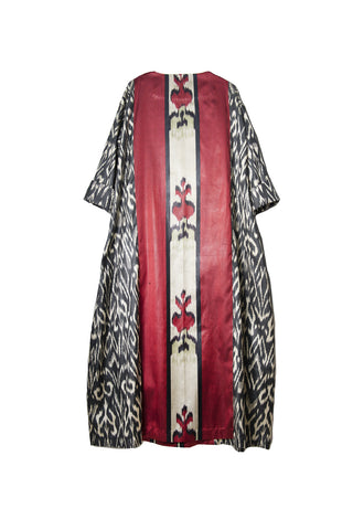 COMBO SILK IKAT DRESS IK101/IK96
