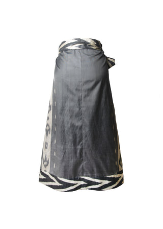 SILK IKAT COMBO WRAP SKIRT IK103/IK102