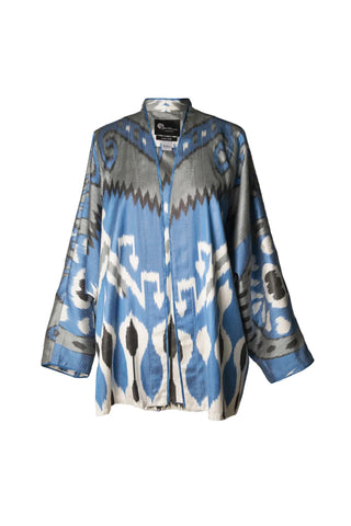 Silk Ikat Kimono Jacket IK111