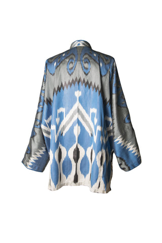 Silk Ikat Kimono Jacket IK111