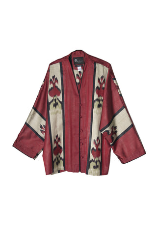 Silk Ikat Kimono Jacket IK101