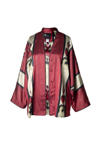 Silk Ikat Kimono Jacket IK101