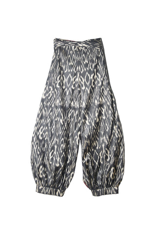 SILK IKAT REVERSIBLE HAREM PANTS IK100/IK96