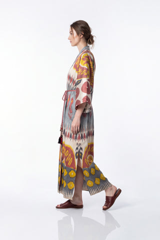 SILK IKAT KIMONO DUSTER IK77/IK76