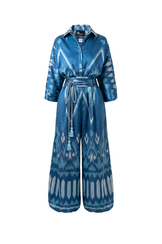 SILK IKAT JUMPSUIT IK107