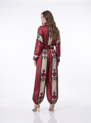 SILK IKAT JUMPSUIT IK112