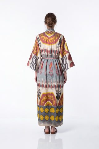SILK IKAT KIMONO DUSTER IK77/IK76