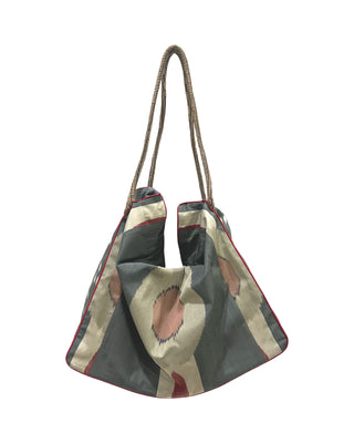Silk Ikat Bag with Drawstring IK102