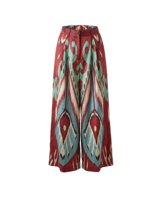 SILK IKAT WIDE LEG PANTS IK110