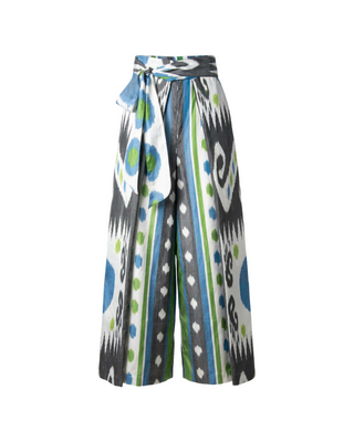 REVERSIBLE SILK IKAT WRAP PANTS IK92/IK91