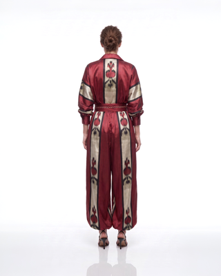 SILK IKAT JUMPSUIT IK112
