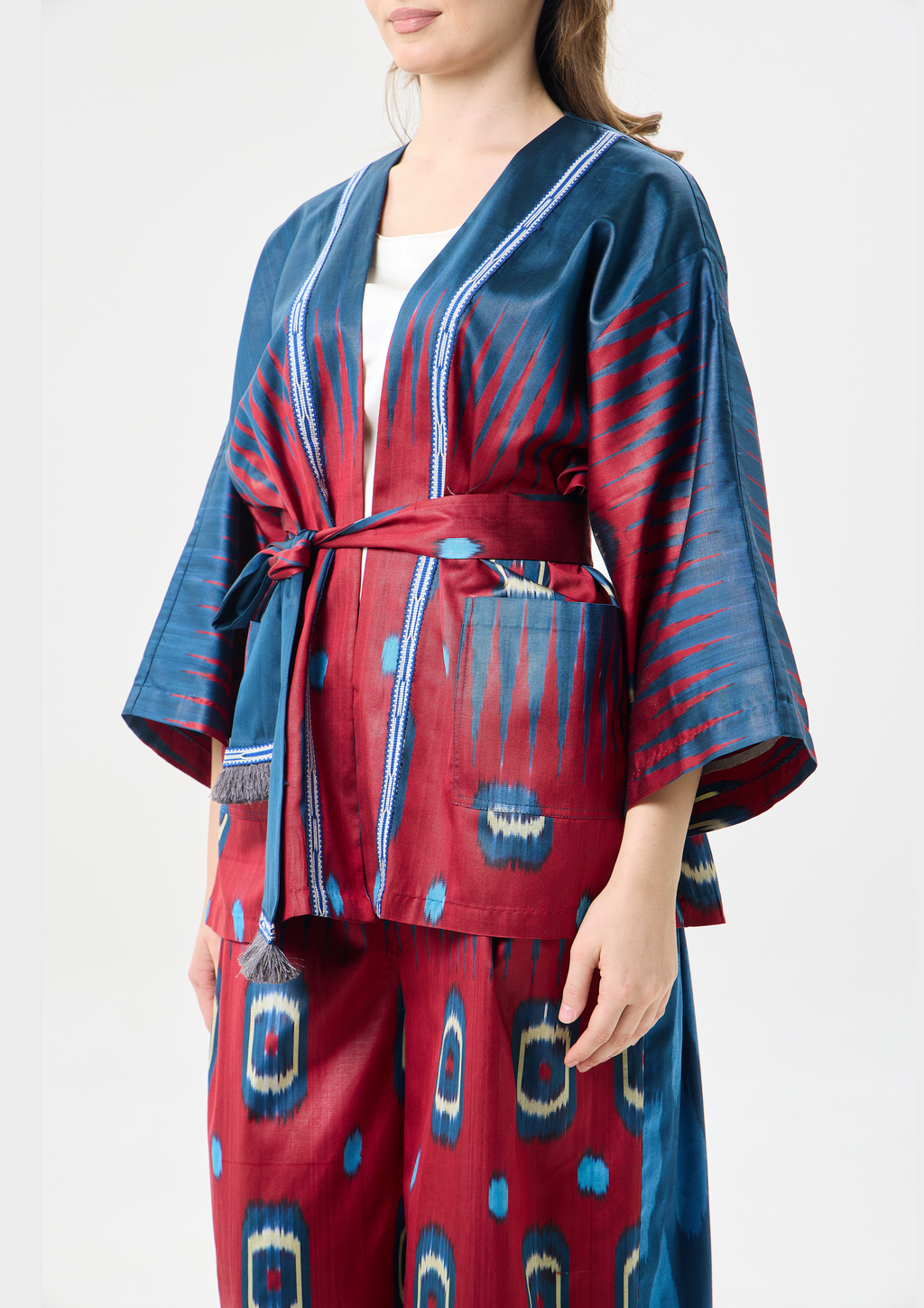 KIMONO JACKET WITH BELT