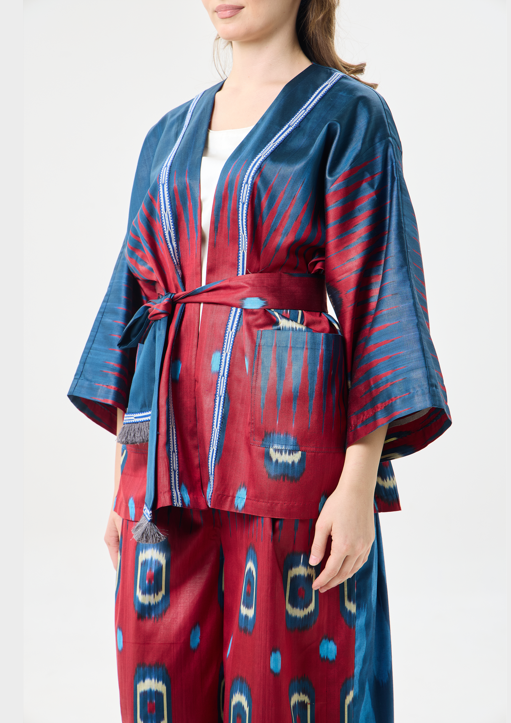 KIMONO JACKET WITH BELT