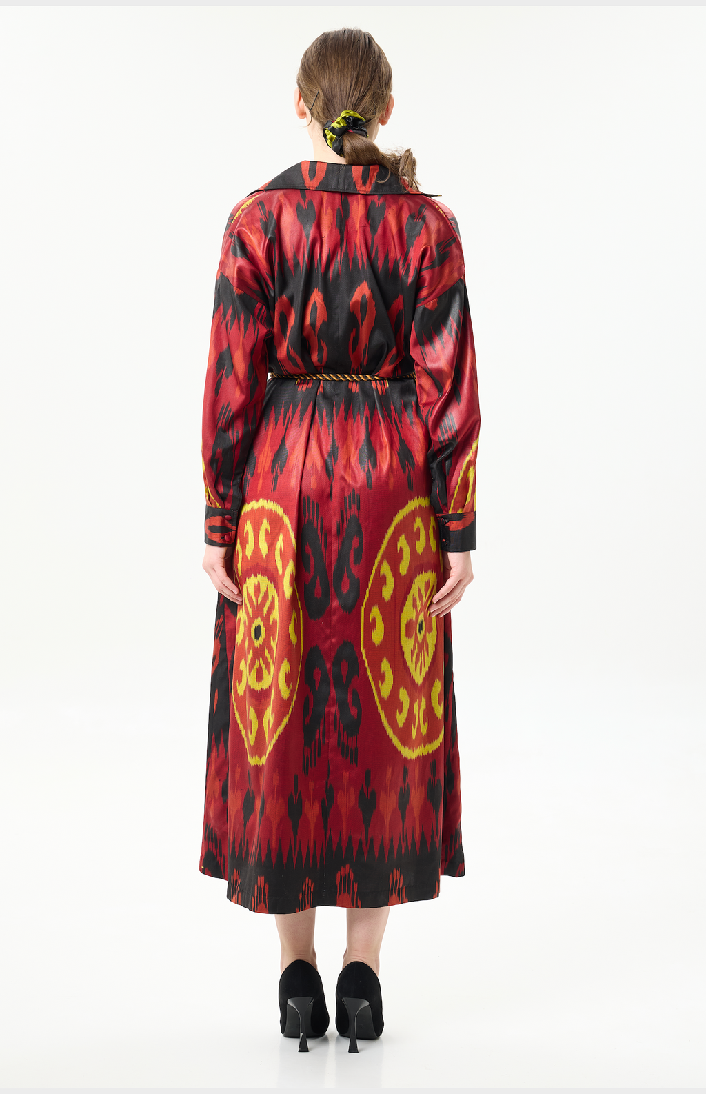 SILK IKAT SHIRT DRESS