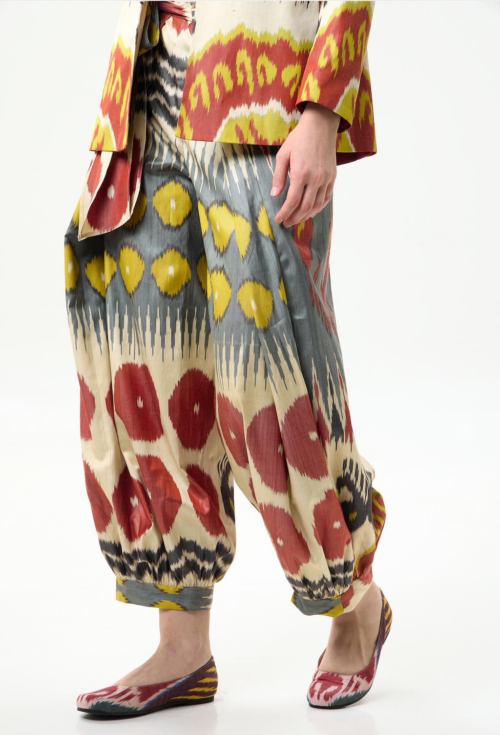 COMBO HAREM WRAP PANTS