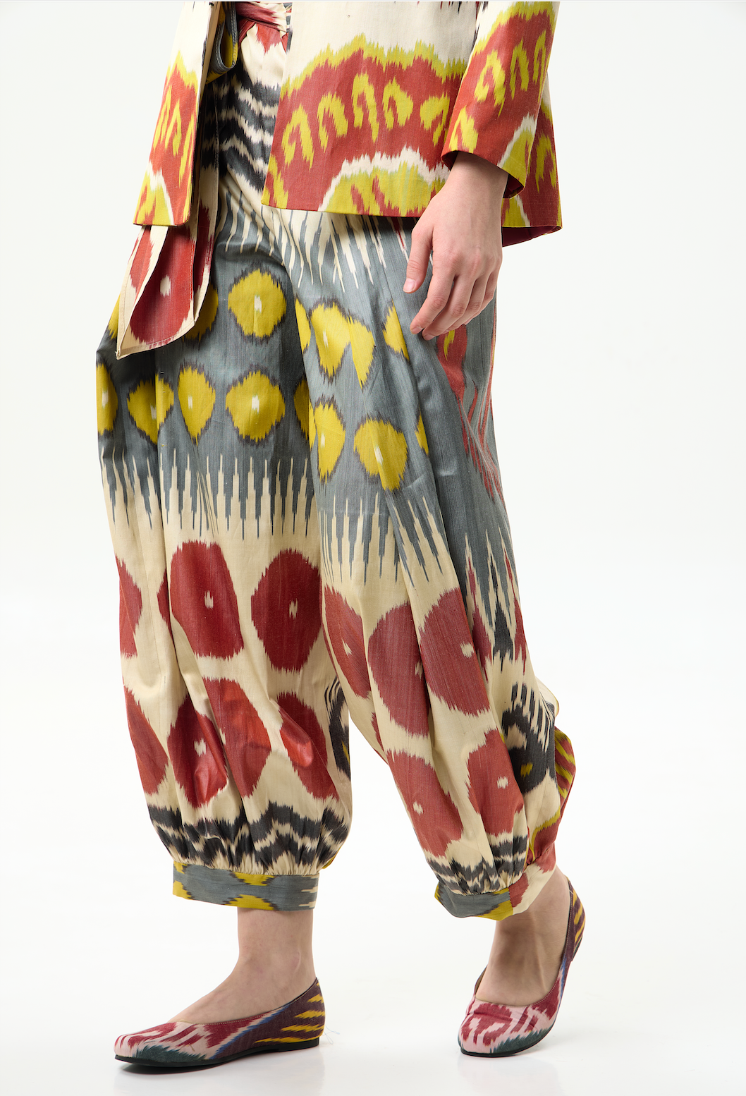 COMBO HAREM WRAP PANTS