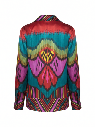 SILK IKAT SHIRT IK112