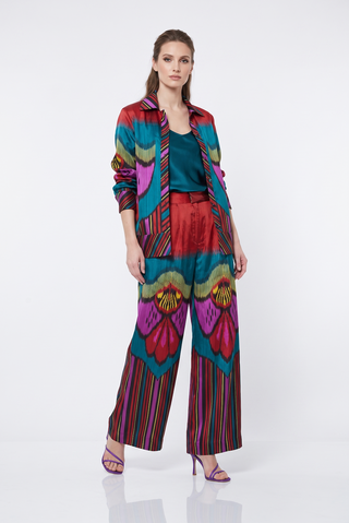 SILK IKAT SHIRT IK112