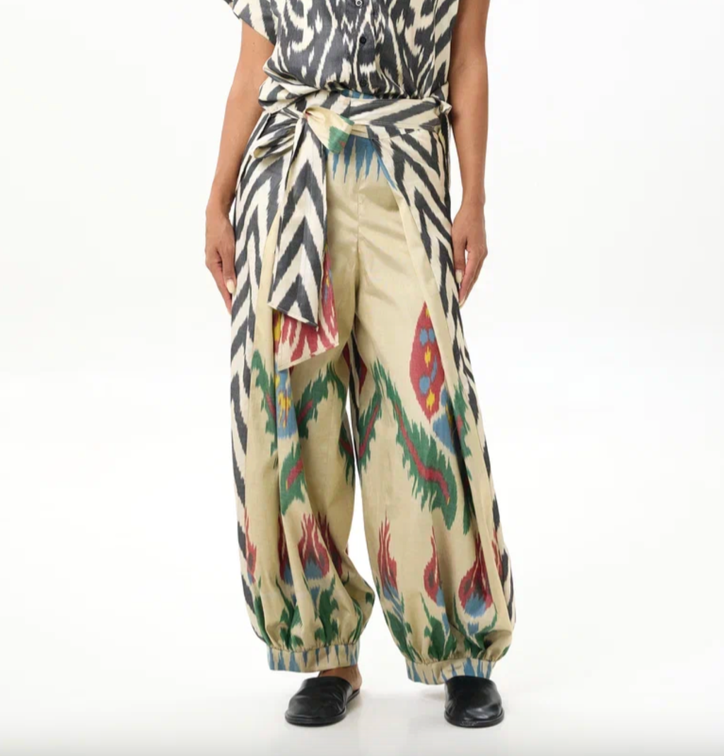 COMBO HAREM WRAP PANTS