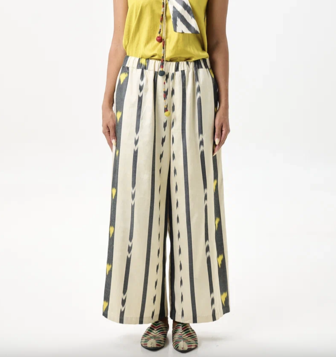 IKAT WIDE-LEG PANTS