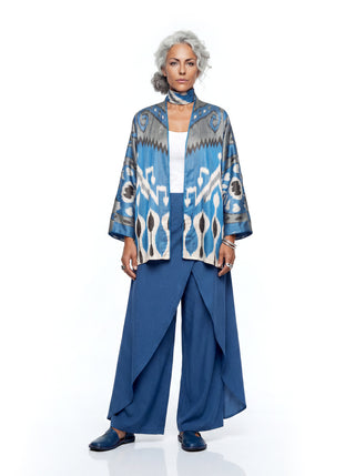Silk Ikat Kimono Jacket IK111