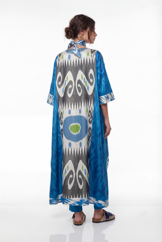 HIGH-LOW SILK IKAT TUNIC IK92/IK93
