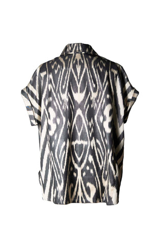 DROP SHOULDER COMBO SHIRT