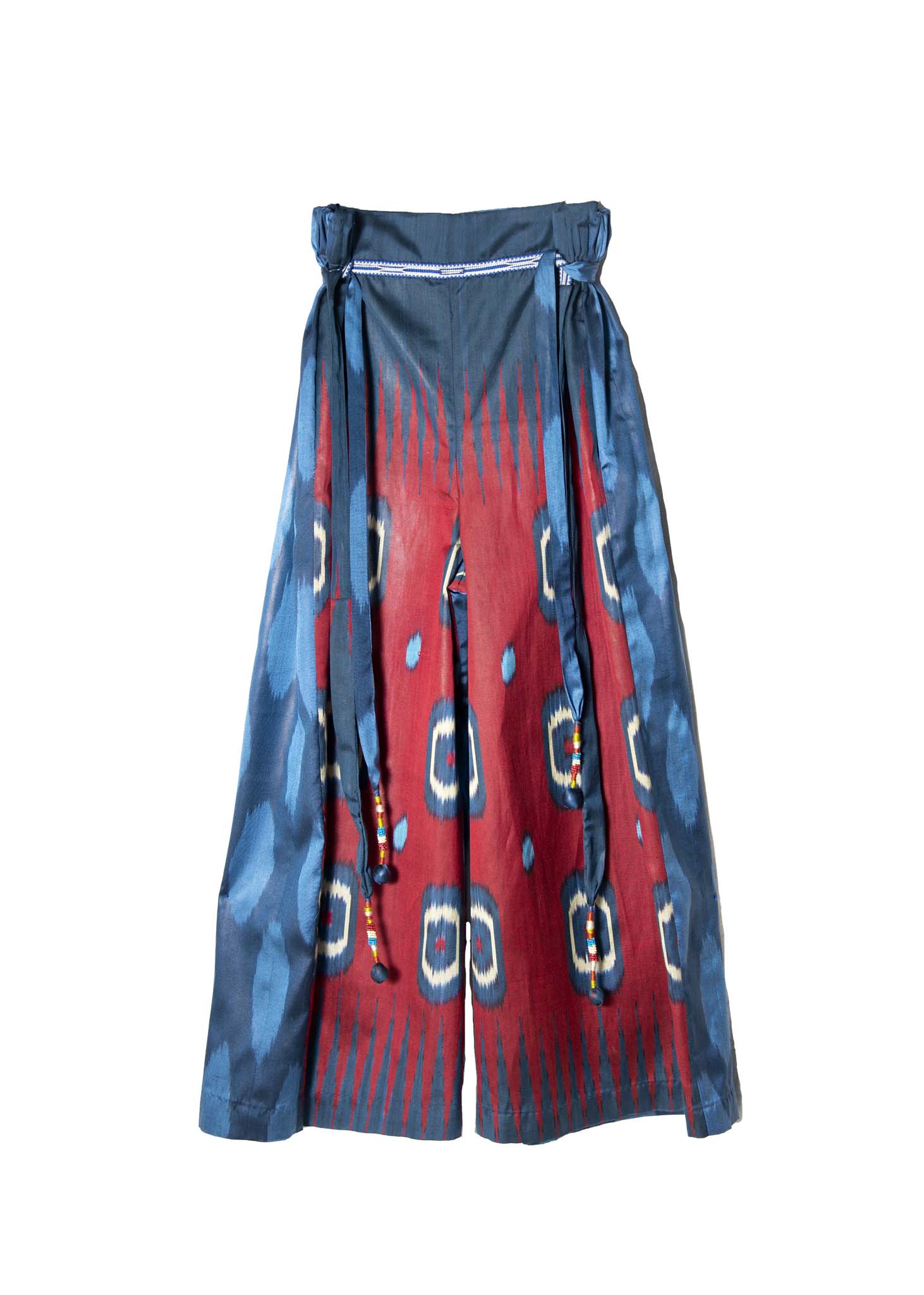 COMBO PANTS WITH SIDE TIES