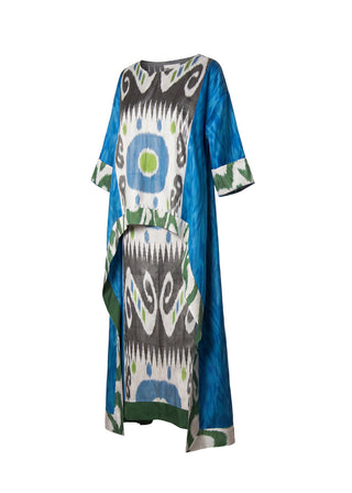HIGH-LOW SILK IKAT TUNIC IK92/IK93